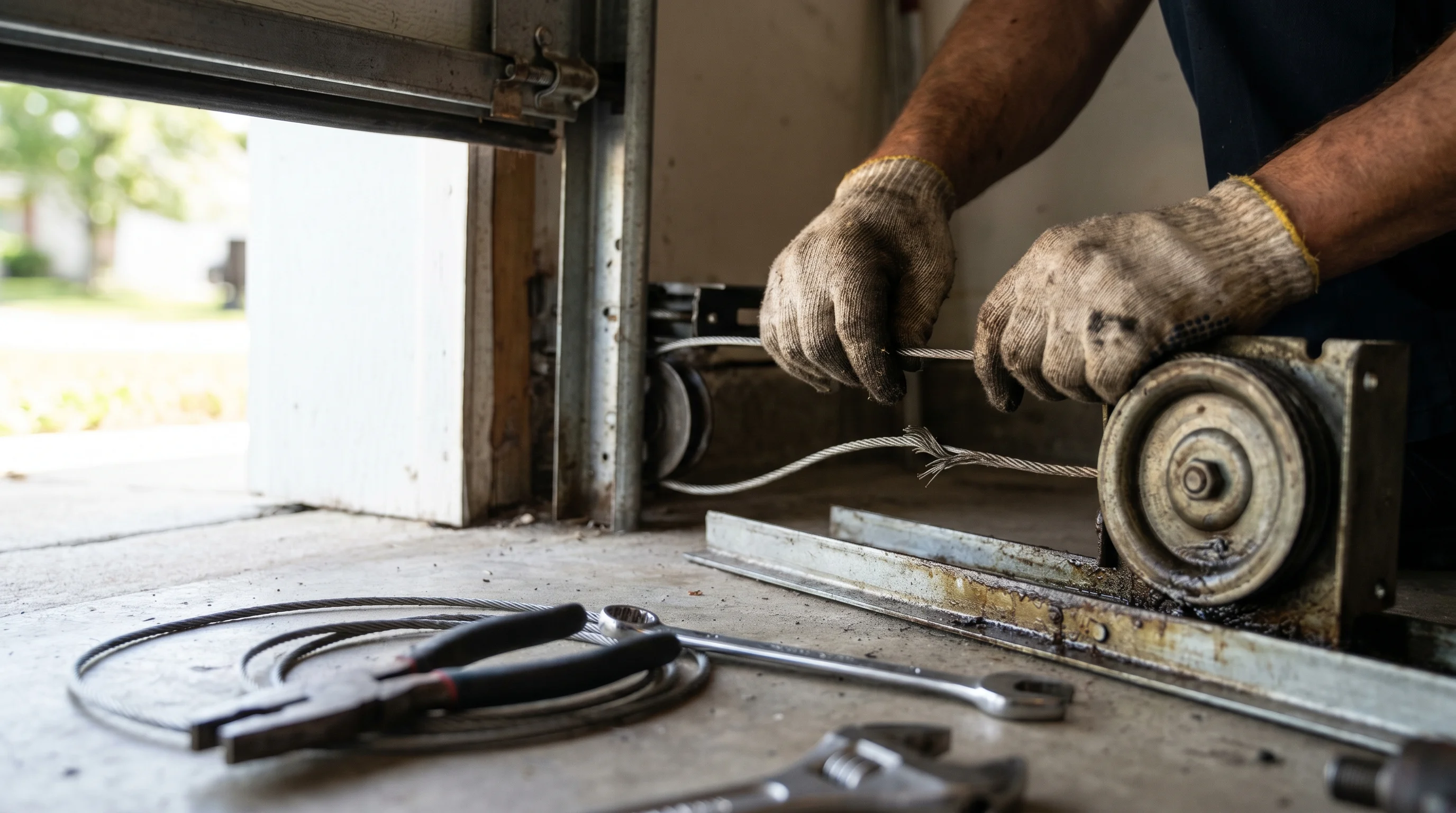 Garage door installation 6